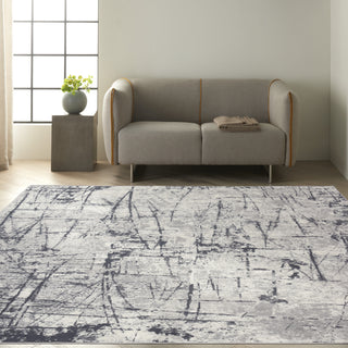 Calvin Klein CK970 Vapor CK972 Ivory/Grey Area Rug