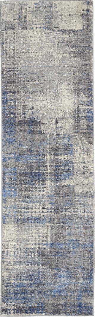 Calvin Klein Ck980 Torrent Ivory/Grey/Blue Area Rug