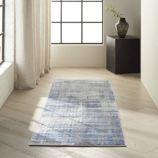 Calvin Klein Ck980 Torrent Ivory/Grey/Blue Area Rug