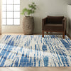 Calvin Klein Ck980 Torrent CK981 Ivory Blue Area Rug