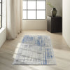 Calvin Klein Ck980 Torrent CK982 Ivory/Grey/Blue Area Rug