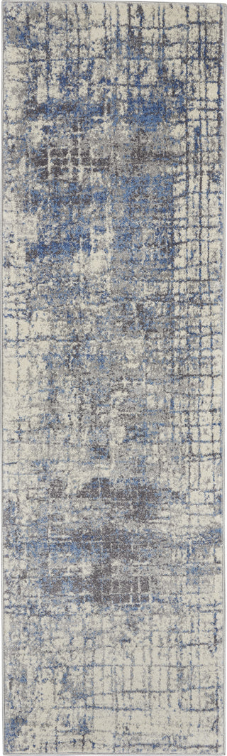 Calvin Klein Ck980 Torrent CK983 Ivory/Grey/Blue Area Rug