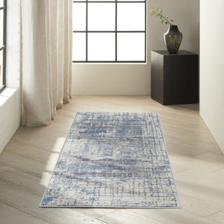 Calvin Klein Ck980 Torrent CK983 Ivory/Grey/Blue Area Rug