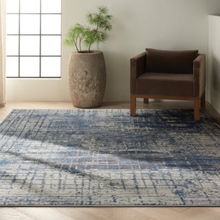 Calvin Klein Ck980 Torrent CK983 Ivory/Grey/Blue Area Rug