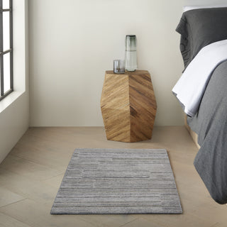 Calvin Klein CK990 Abyss Silver Grey Area Rug