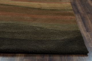 Rizzy Colours CL1783 Olive Area Rug Edge Shot