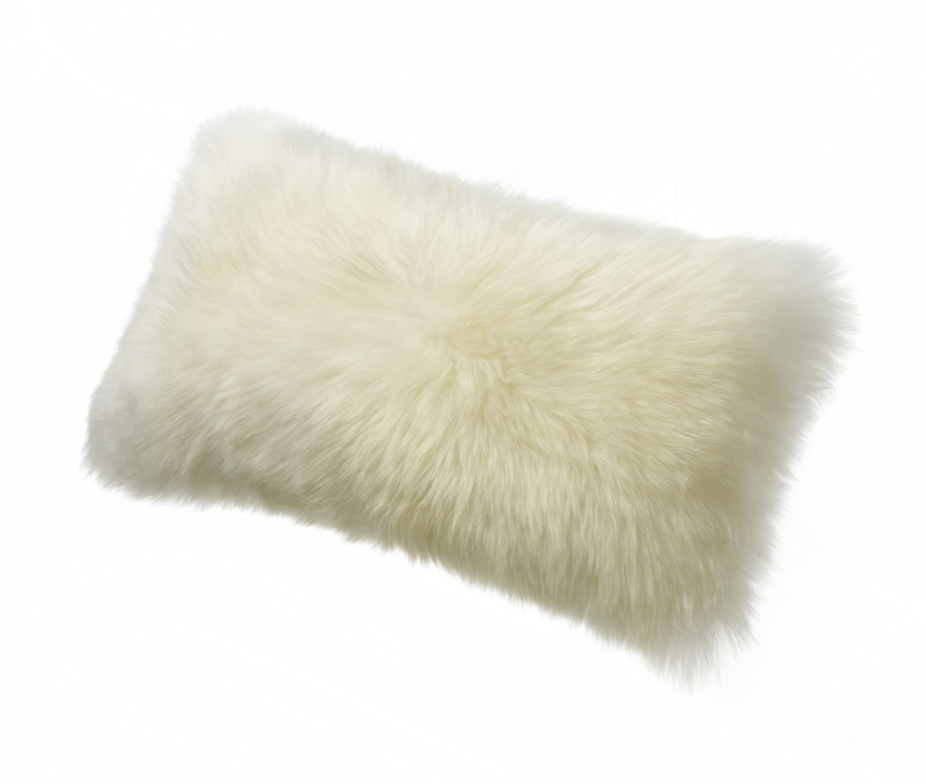 Auskin Luxury Skins Sheepskin Cushions Ivory