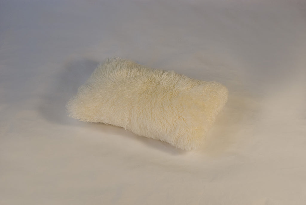 Auskin Luxury Skins Sheepskin Cushions Ivory