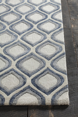 Chandra Clara CLA-7101 Area Rug Corner Shot Feature