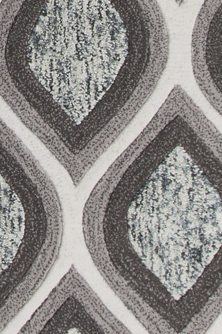 Chandra Clara CLA-7102 Grey/White Area Rug Close Up