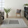 Nourison Calobra CLA02 Dark Grey Area Rug Room Scene Feature