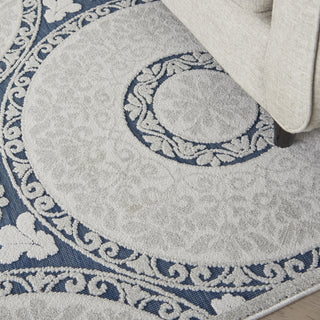 Nourison Calobra CLA03 Blue Area Rug