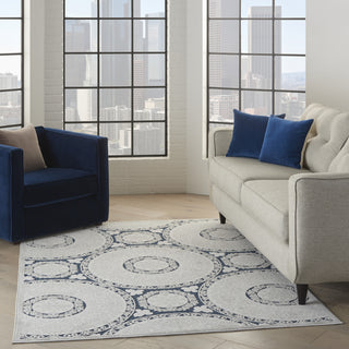 Nourison Calobra CLA03 Blue Area Rug