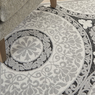 Nourison Calobra CLA03 Grey Area Rug