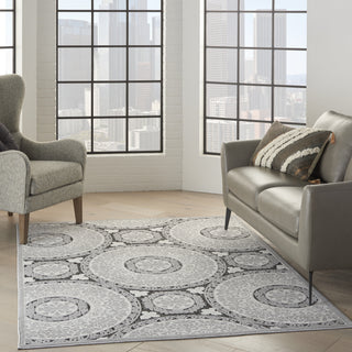 Nourison Calobra CLA03 Grey Area Rug