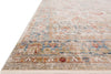 Loloi Claire CLE-02 Ivory/Ocean Area Rug Corner Image