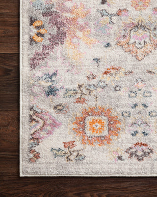 Loloi Clara CLA-05 Multi Area Rug Corner On Wood