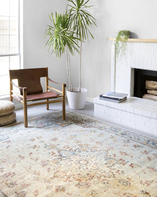 Loloi Clara CLA-06 Mist/Multi Area Rug Corner Image Featured