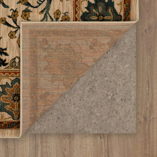 Karastan Spice Market Clarevale Vanilla Area Rug Back Image