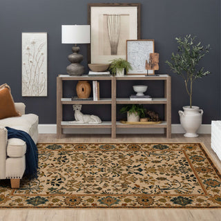 Karastan Spice Market Clarevale Vanilla Area Rug Lifestyle Image