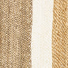 LR Resources Classic Jute 81208 Gray / Bleach Natural Area Rug Close Up