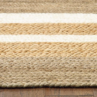 LR Resources Classic Jute 81208 Gray / Bleach Natural Area Rug Pile