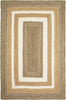 LR Resources Classic Jute 81208 Gray / Bleach Natural Area Rug main image