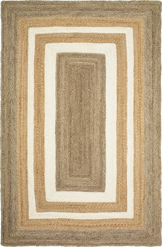 LR Resources Classic Jute 81208 Gray / Bleach Natural Area Rug main image