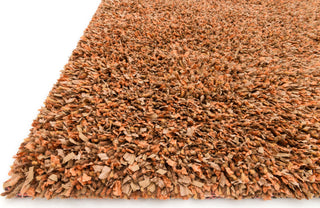 Loloi Cleo Shag CO-01 Rust Area Rug Corner Shot