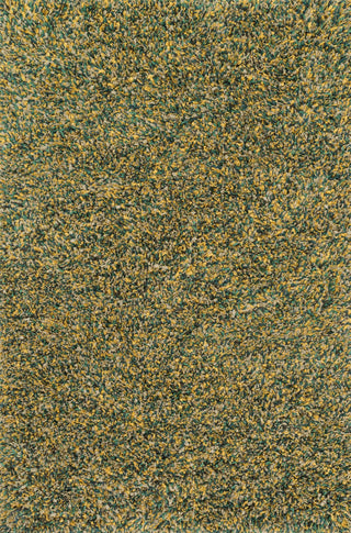 Loloi Cleo Shag CO-01 Teal / Gold Area Rug