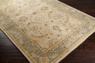 Surya Clifton CLF-1014 Beige Hand Tufted Area Rug 5x8 Corner