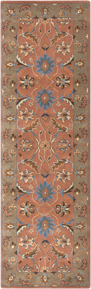 Surya Clifton CLF-1022 Rust Area Rug 2'6'' x 8' Runner