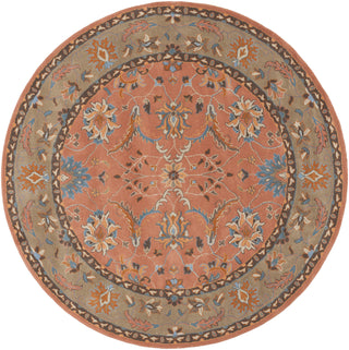 Surya Clifton CLF-1022 Rust Area Rug 8' Round