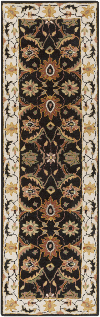 Surya Clifton CLF-1023 Black Area Rug 2'6'' x 8' Runner