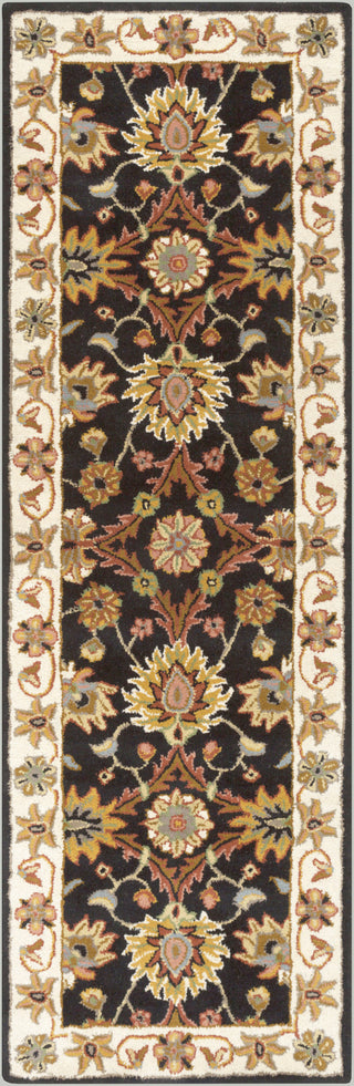 Surya Clifton CLF-1025 Black Area Rug 2'6'' x 8' Runner