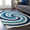 Surya Cut and Loop Shag CLG-2300 Area Rug Room Image Feature