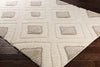 Surya Cut and Loop Shag CLG-2308 Cream Tan Area Rug Corner Image