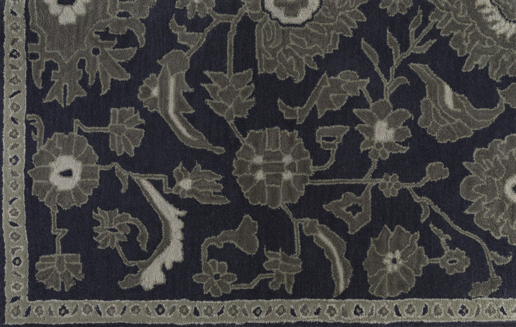 Surya Castello CLL-1008 Navy Hand Tufted Area Rug Sample Swatch