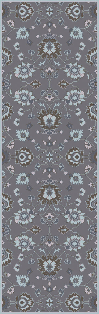 Castello CLL-1011 Gray Area Rug by Surya 2'6'' X 8' Runner