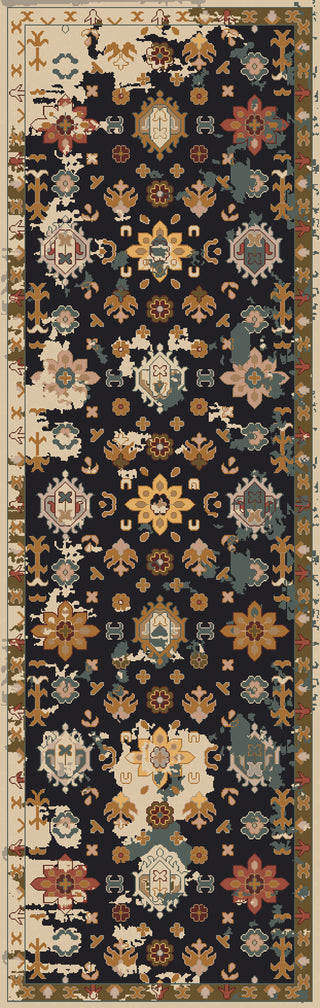 Castello CLL-1019 Brown Area Rug by Surya 2'6'' X 8' Runner