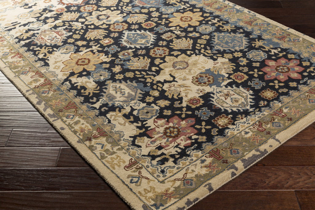 Surya Castello CLL-1019 Area Rug Corner Shot Feature