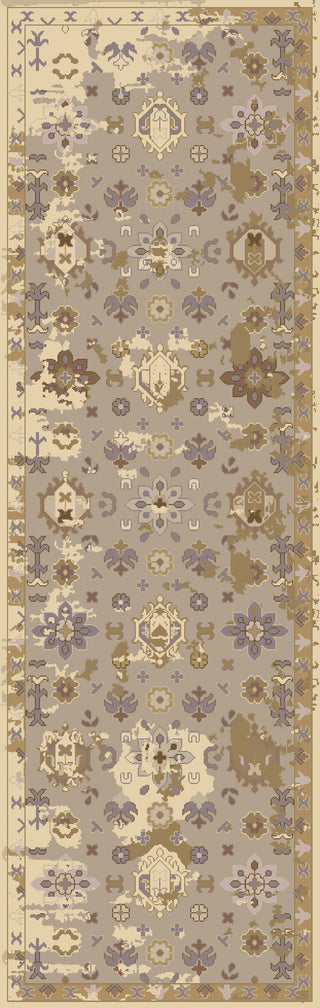 Castello CLL-1021 Gray Area Rug by Surya 2'6'' X 8' Runner