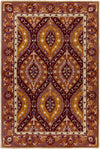 Castello CLL-1024 Red Area Rug by Surya 5' X 7'6''