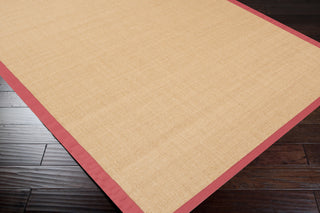 Surya Clinton CLN-9003 Burgundy Hand Woven Area Rug Corner Shot