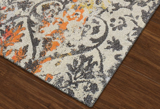 Dalyn Modern Greys MG22 Citron Area Rug Closeup