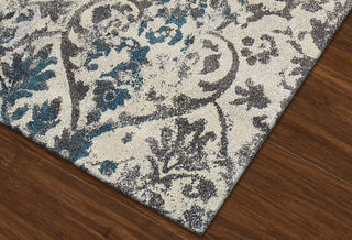 Dalyn Modern Greys MG22 Teal Area Rug Closeup