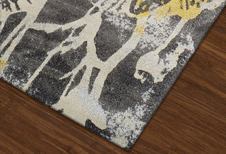 Dalyn Modern Greys MG601 Lemon Area Rug Closeup