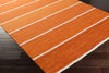 Surya Calvin CLV-1044 Rust Hand Woven Area Rug 5x8 Corner