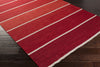 Surya Calvin CLV-1046 Burgundy Hand Woven Area Rug 5x8 Corner