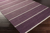 Surya Calvin CLV-1047 Eggplant Hand Woven Area Rug 5x8 Corner